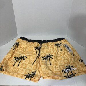 *Corona Beer Board Shorts Swim Trunks Palm Trees Size 3XL (48-50) Lined NEW